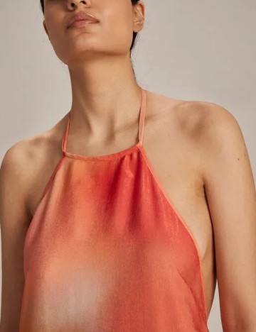 Rochie lunga Reserved, portocaliu, 34
