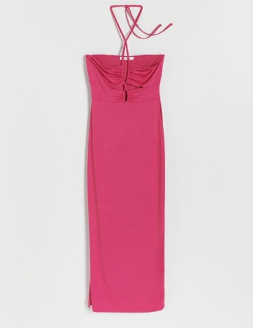 Rochie medie Reserved, roz, XL