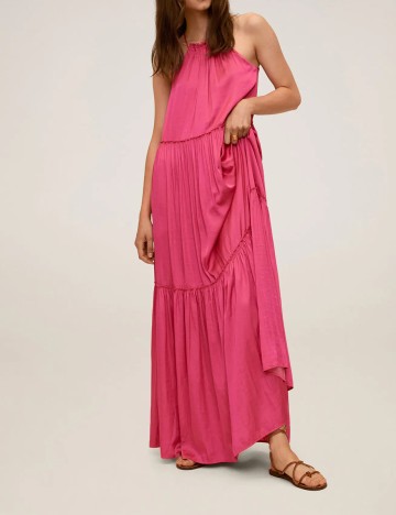 Rochie Lunga Mango, roz, M