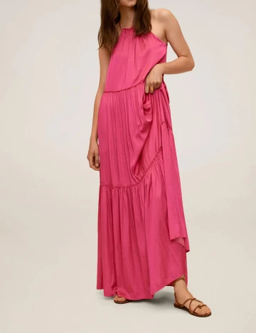 Rochie Lunga Mango, roz, M