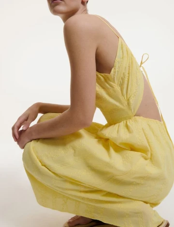 Rochie lunga Reserved, galben, 40