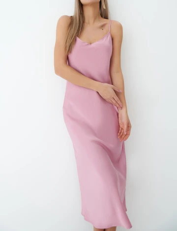 Rochie medie Mohito, roz, 42 Roz