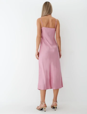 Rochie medie Mohito, roz, 42 Roz