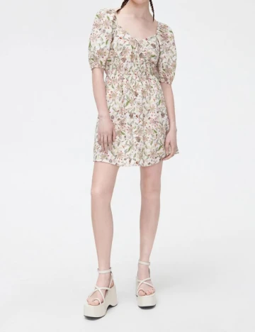 Rochie scurta CROPP, crem, XL