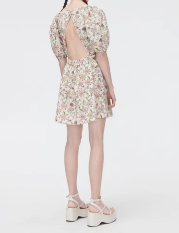Rochie scurta CROPP, crem, XL