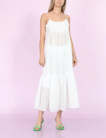 Rochie medie Reserved, alb, L/XL