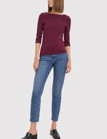 Bluza Vero Moda, visiniu, XS Rosu