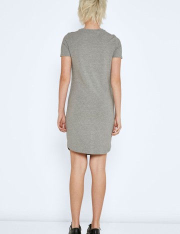 Rochie scurta Noisy May, gri, S