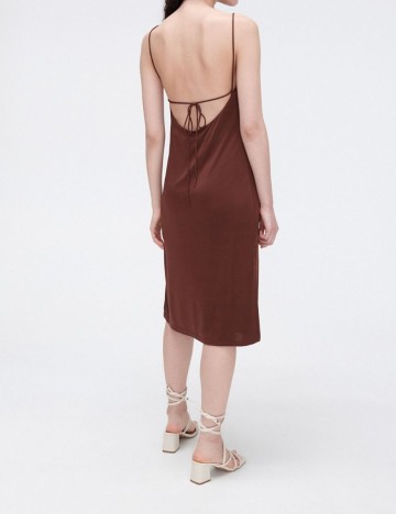 Rochie medie CROPP, maro, XS