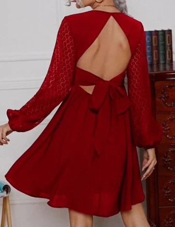 Rochie scurta SHEIN, rosu, M Rosu