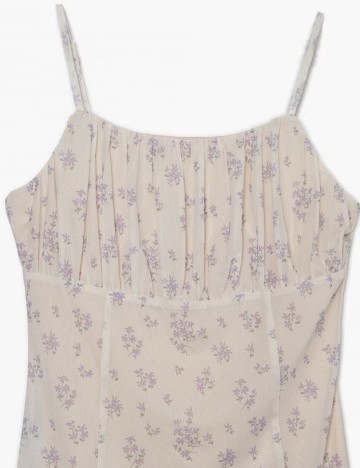 Rochie scurta CROPP, bej, L