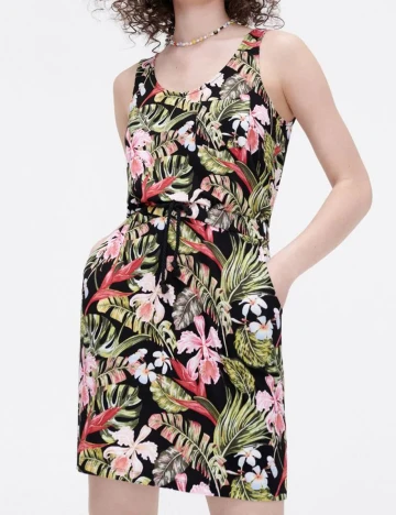Rochie scurta CROPP, floral, XS Floral print