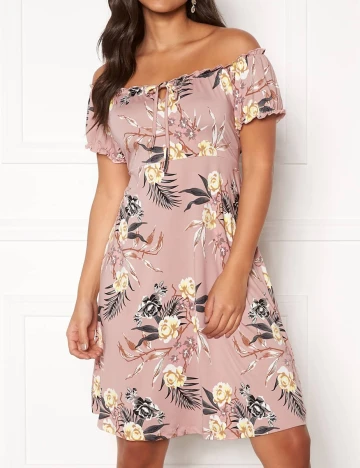Rochie scurta Happy Holly, roz, 32/34