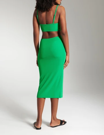 Rochie medie Sinsay, verde, S