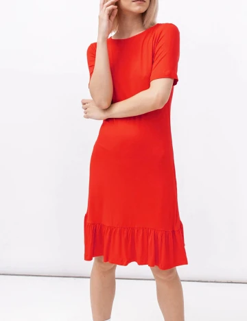 Rochie scurta Vila, rosu, S