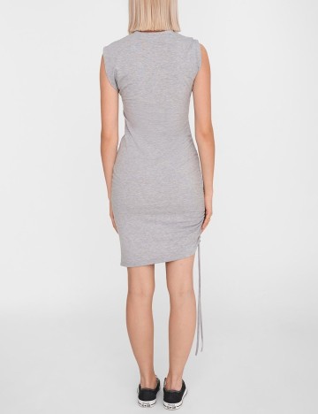 Rochie scurta Noisy May, gri, L
