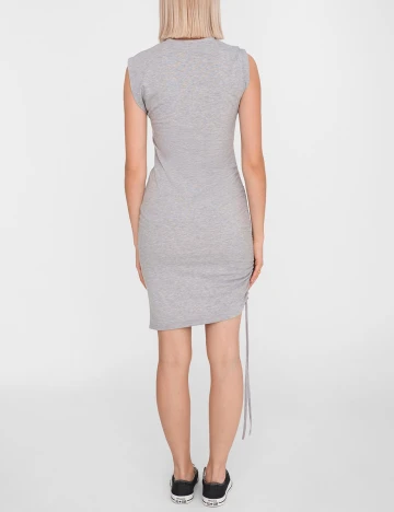 Rochie scurta Noisy May, gri, L