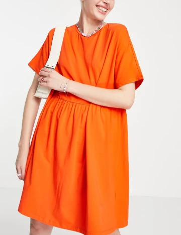 Rochie scurta Noisy May, portocaliu, L