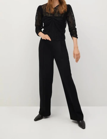 Bluza Mango, negru, S