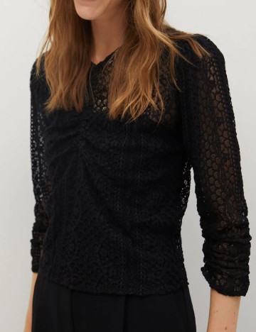 Bluza Mango, negru, S