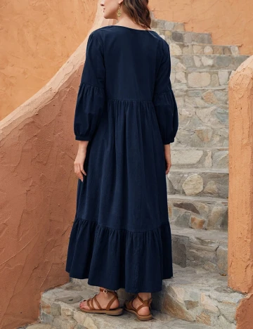 Rochie lunga SHEIN, bleumarin, S