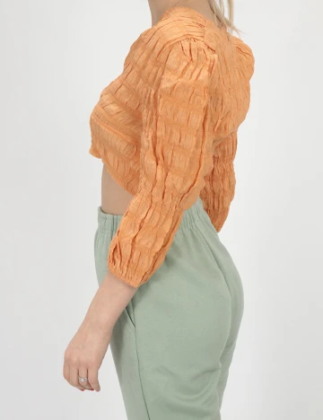 Top SHEIN, portocaliu, M