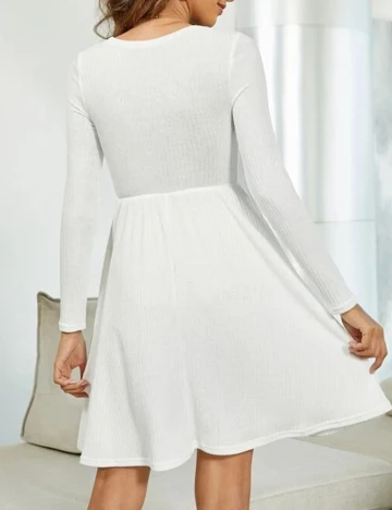 Rochie scurta SHEIN, alb, XS Alb