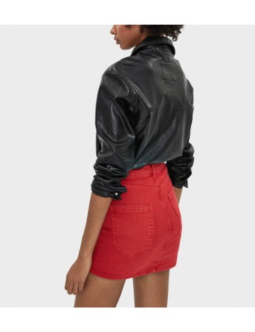 Fusta Bershka, rosu, 32