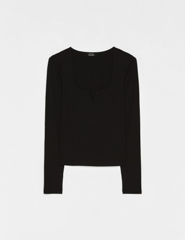 Bluza Bershka, negru