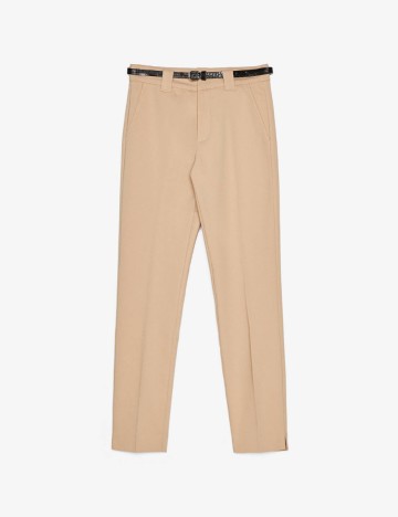Pantaloni Bershka, crem, 32