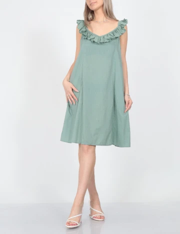Rochie scurta Jacqueline de Yong, verde, 34