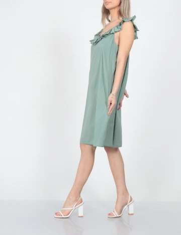 Rochie scurta Jacqueline de Yong, verde, 34