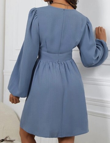 Rochie scurta SHEIN, albastru, M