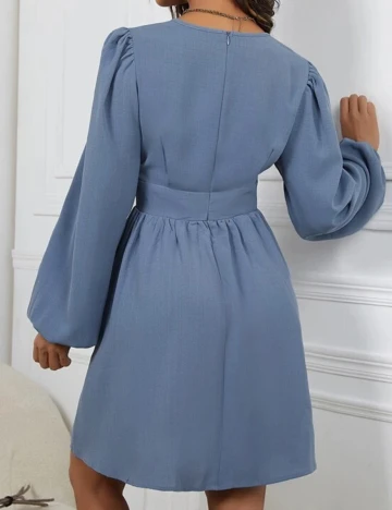 Rochie scurta SHEIN, albastru, M