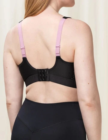 Bustiera sport Triaction, negru Negru