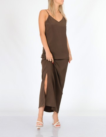 Rochie lunga Only, maro