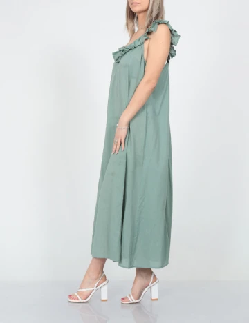 Rochie medie Jacqueline de Yong, verde, 38