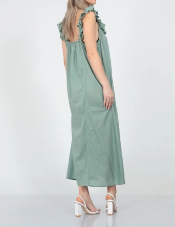 Rochie medie Jacqueline de Yong, verde, 38