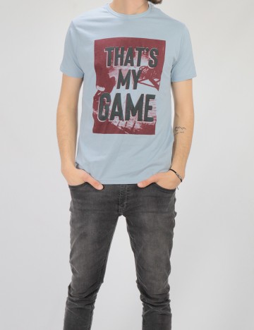 Tricou Tom Tailor, bleu, L