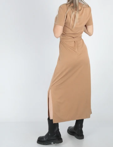 Rochie lunga Vila, maro, XS