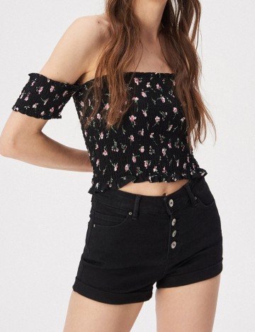 Top Sinsay, negru, M