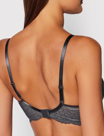 Sutien Triumph, gri inchis