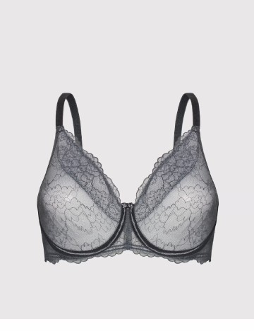 Sutien Mirage Spotlight Triumph, gri inchis