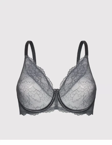 Sutien Mirage Spotlight Triumph, gri inchis