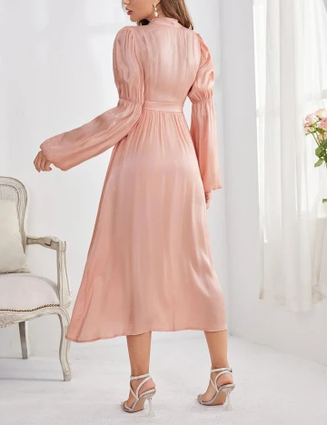 Rochie Lunga SHEIN, roz, L Roz