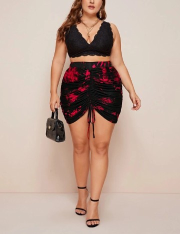 
						Fusta SHEIN CURVE, negru, 1 XL