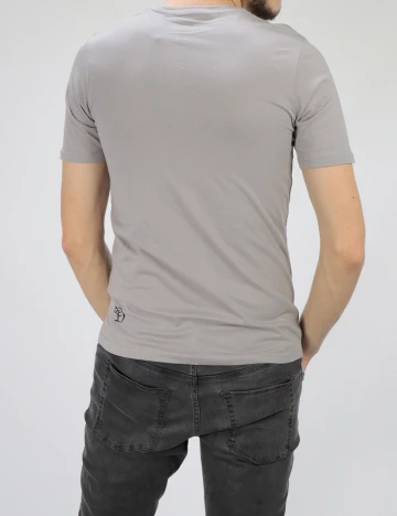 Tricou Tom Tailor, gri, M Gri