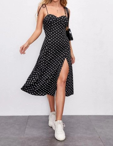 Rochie medie SHEIN, negru, XS