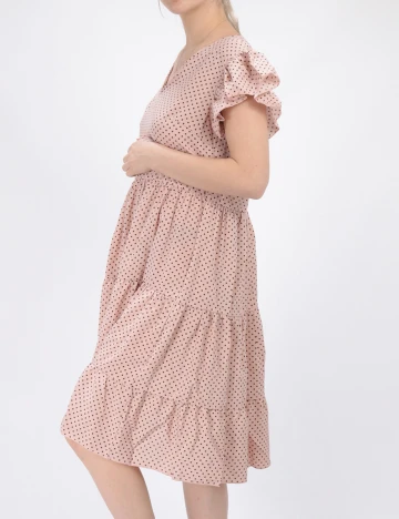 Rochie scurta SHEIN, roz, S Roz