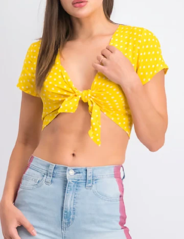 Top CROPP, galben, L